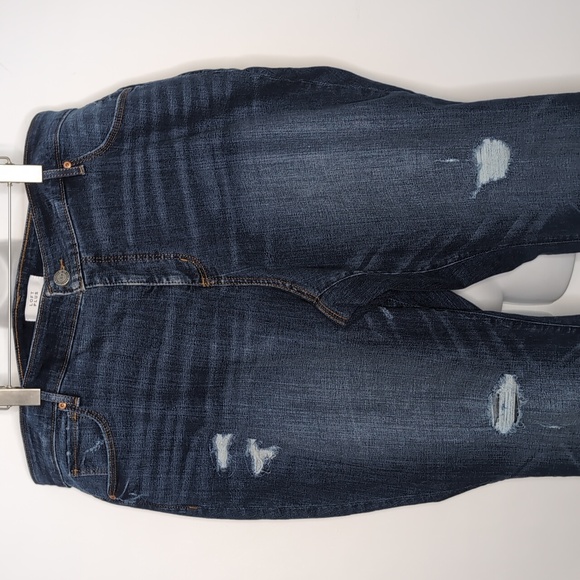 Loft Plus Distressed Modern Skinny Jeans New with Tags Size 24 - Picture 4 of 12